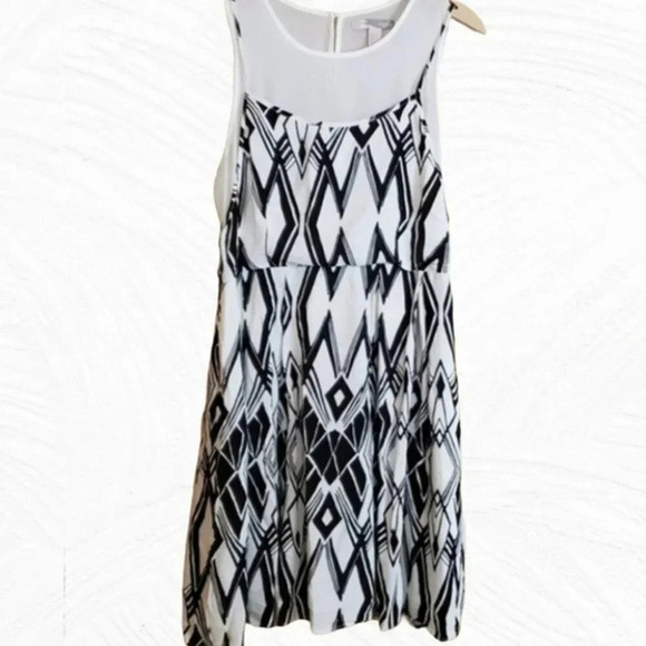Forever 21 L black & white print‎ dress - Picture 1 of 6